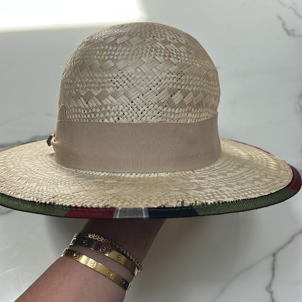 Authentic Gucci Woven sun hat - Picture 6 of 8